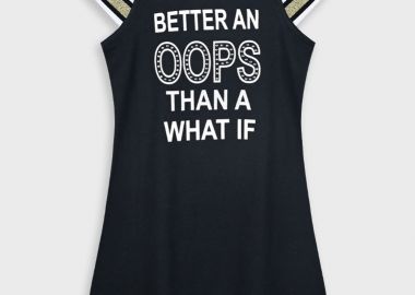 Φόρεμα με τύπωμα για κορίτσι | ΜΑΥΡΟ - Energiers - 